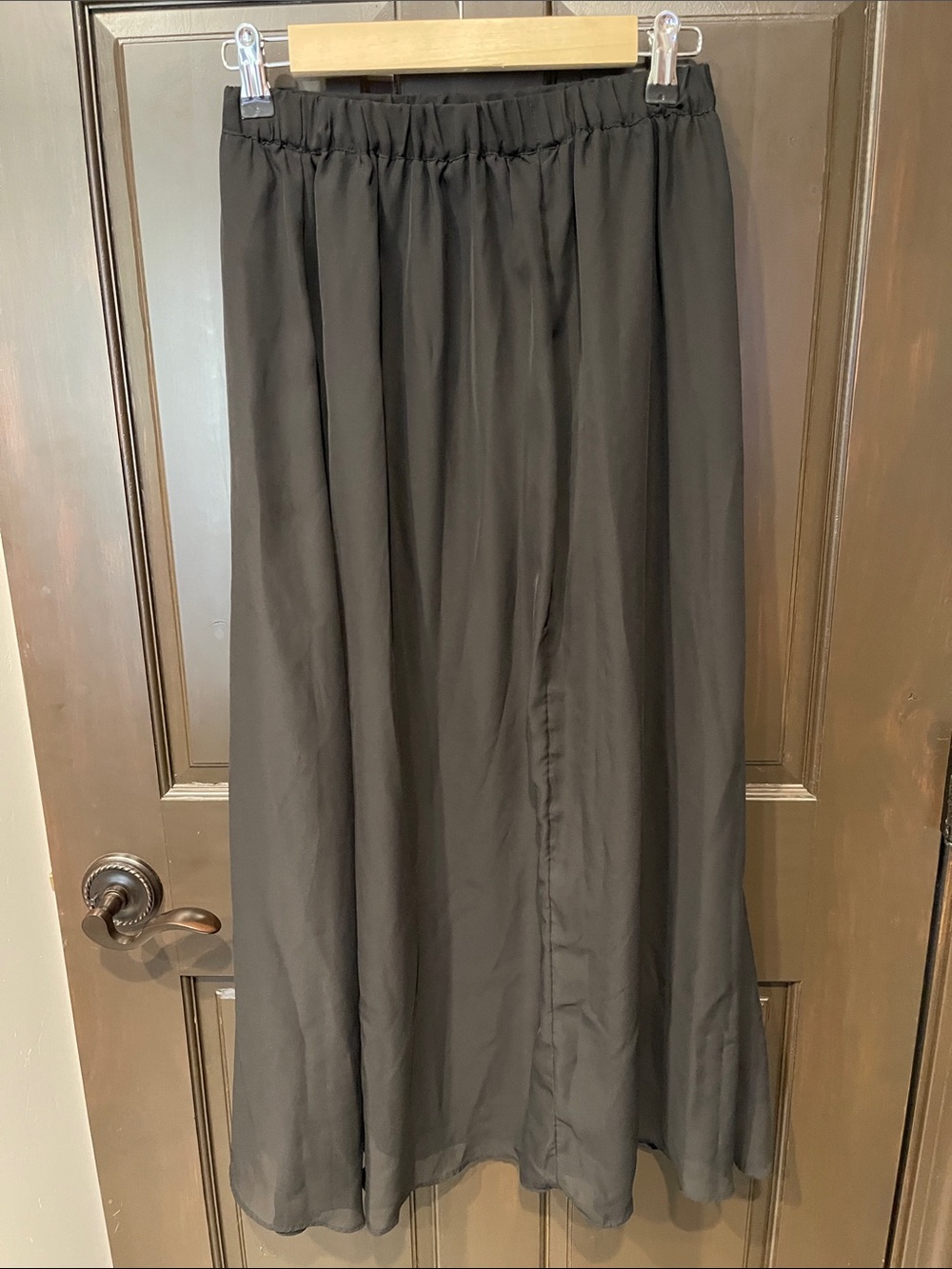 Old Navy Black Maxi Skirt with Elastic Waist